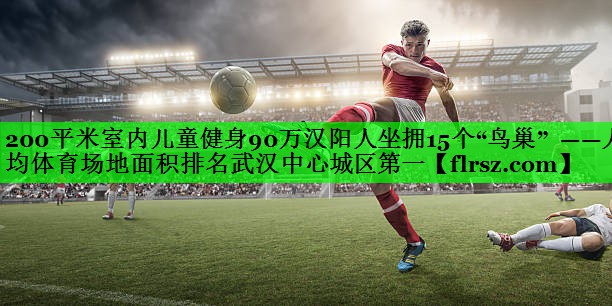 200平米室内儿童健身90万汉阳人坐拥15个“鸟巢” ——人均体育场地面积排名武汉中心城区第一